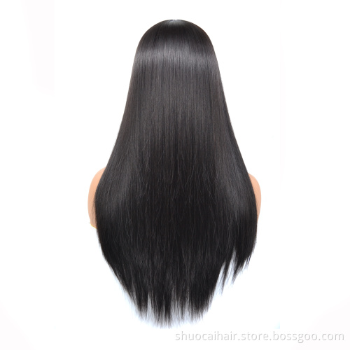Color Long 18inch Hair Bone Perruque Straight Wig Hair High Quality Synthetic Hair Best Price Best Product Women Long Bob
